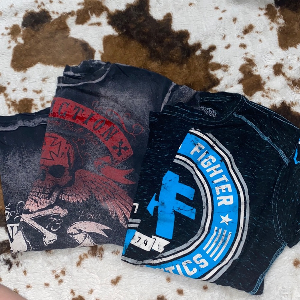 Affliction and American Fighter shirt bundle